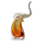 John Richard Abstract Glass Elephant Sculpture