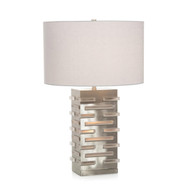 John Richard Acrylic Block Illuminating Table Lamp