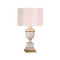 Mary McDonald Annika Accent Table Lamp - Natural Brass - Blush Lacqueer
