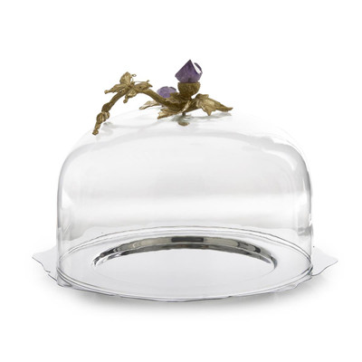 John Richard Amethyst Sprig Cloche - Large