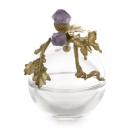 John Richard Amethyst Sprig Cloche - Small