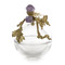 John Richard Amethyst Sprig Cloche - Small