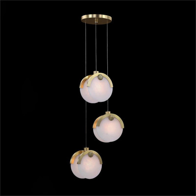 John Richard Astralis Three-Light Pendant Chandelier