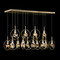 John Richard Bergamo Fourteen-Light Horizontal Chandelier