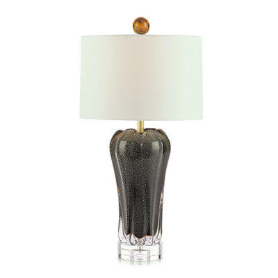 John Richard Billowing Glass Table Lamp