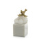 John Richard Brass Bird and Quartz Sculpture on Marble - Small