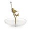 John Richard Brass Bird Sculpture on Glass