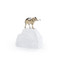 John Richard Brass Elephant Sculpture on Selenite III