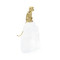 John Richard Brass Monkey Sculpture on Selenite