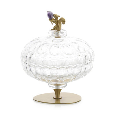 John Richard Brass Squirrel Perfume Bottle