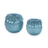 John Richard Brigid Vases - Set of 2 Blue
