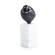 John Richard Bronzed Bird Sculpture on Marble Base - Large