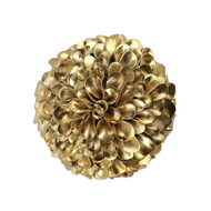 John Richard Button Flower Wall Art - Gold