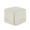 John Richard Chelsea Ottoman - Onyx Bisque