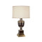 Mary McDonald Annika Accent Table Lamp - Natural Brass - Chocolate Lacquer