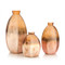John Richard Cinnabar Vases - Set of 3