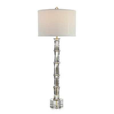 John Richard Crystal Bamboo Table Lamp