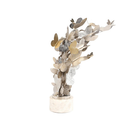 John Richard Dancing Butterflies Sculpture on Marble