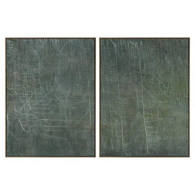 John Richard Debra Ferrari's Zion No. 1-2 Diptych - Large