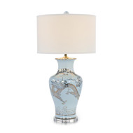 John Richard Dueling Dragons Table Lamp