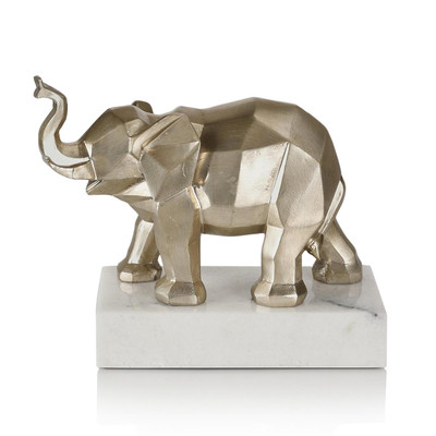 John Richard Elephant Sculpture on Marble