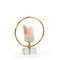 John Richard Encircled Rose Quartz Sculpture - Small