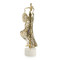 John Richard Evangelina Sculpture on Marble - Brass