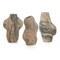 John Richard Flowing Marble Vases - Set of 3