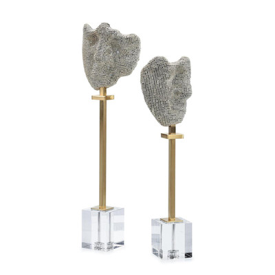 John Richard Fractured Expression Sculptures - Set of 2