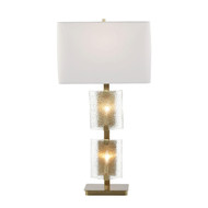 John Richard Gemelle Table Lamp - Brass