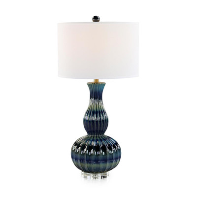 John Richard Genevieve Table Lamp - Blue