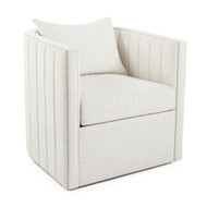 John Richard Giacosa Swivel Club Chair - Nomad Snow
