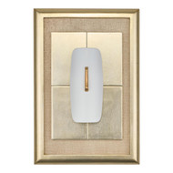 John Richard Gilded Porcelain Relief Wall Art - White