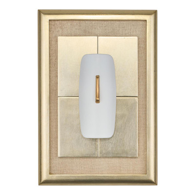 John Richard Gilded Porcelain Relief Wall Art - White