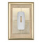 John Richard Gilded Porcelain Relief Wall Art - White