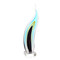 John Richard Glass Wisp Sculpture on Crystal - Large