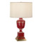 Mary McDonald Annika Table Lamp - Natural Brass - Red Lacquer
