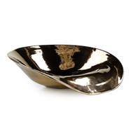 John Richard Gold Teardrop Bowl