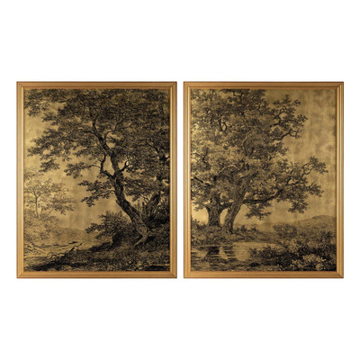 John Richard Grand Oaks Gold - Set of 2
