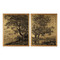 John Richard Grand Oaks Gold - Set of 2
