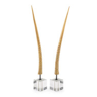 John Richard Horn Sculptures - Set of 2