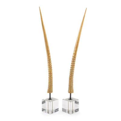 John Richard Horn Sculptures - Set of 2