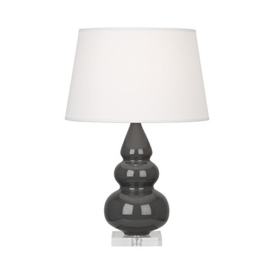Small Triple Gourd Table Lamp - Ash