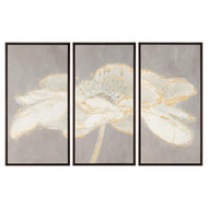 John Richard Linda Wood's Moon Daisy Triptych