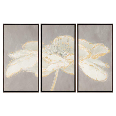 John Richard Linda Wood's Moon Daisy Triptych