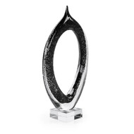 John Richard Loop Sculpture - Large Black