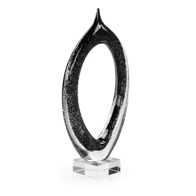 John Richard Loop Sculpture - Large Black