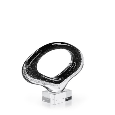 John Richard Loop Sculpture - Small Black