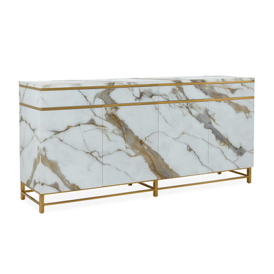 John Richard Marbled Four-Door Sideboard
