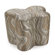 John Richard Mariposa Ottoman - Small - 7008